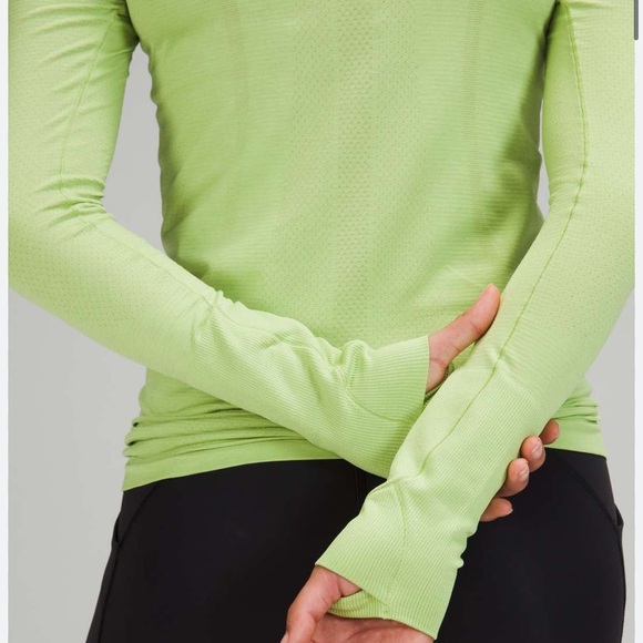Lululemon Swiftly Tech Long Sleeve 2.0 Dew Green / Neo Mint - Picture 3 of 11